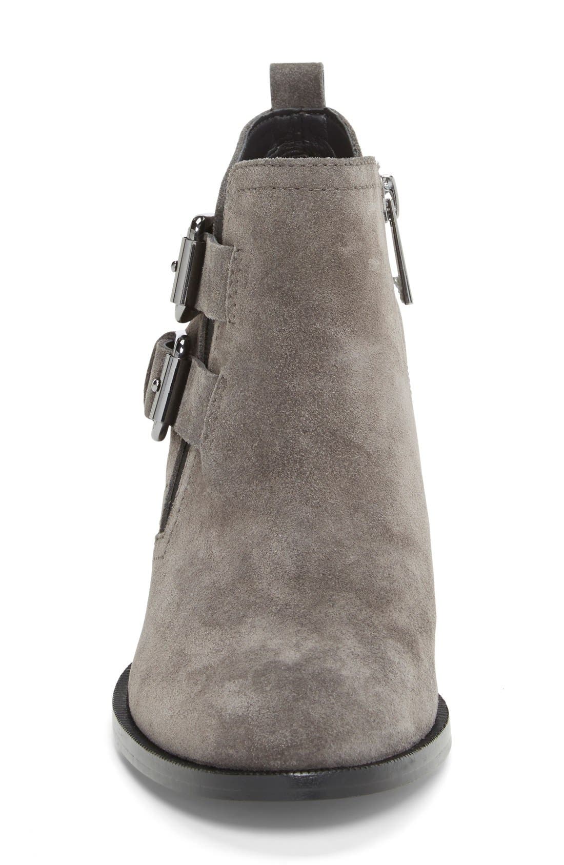 'Taren' Suede Bootie, Alternate, color, GREY SUEDE