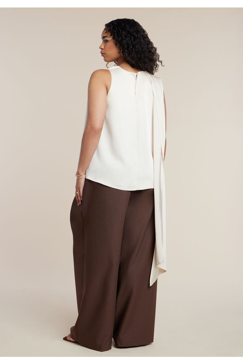 Bubble Button Up Crop Top, Alternate, color, OPTIC WHITE
