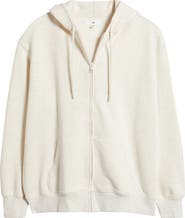 BP. Oversize Zip Fleece Hoodie