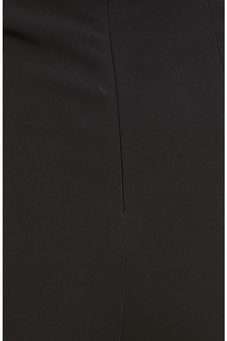 Tulle Godet Flare Pants, Alternate, color, BLACK