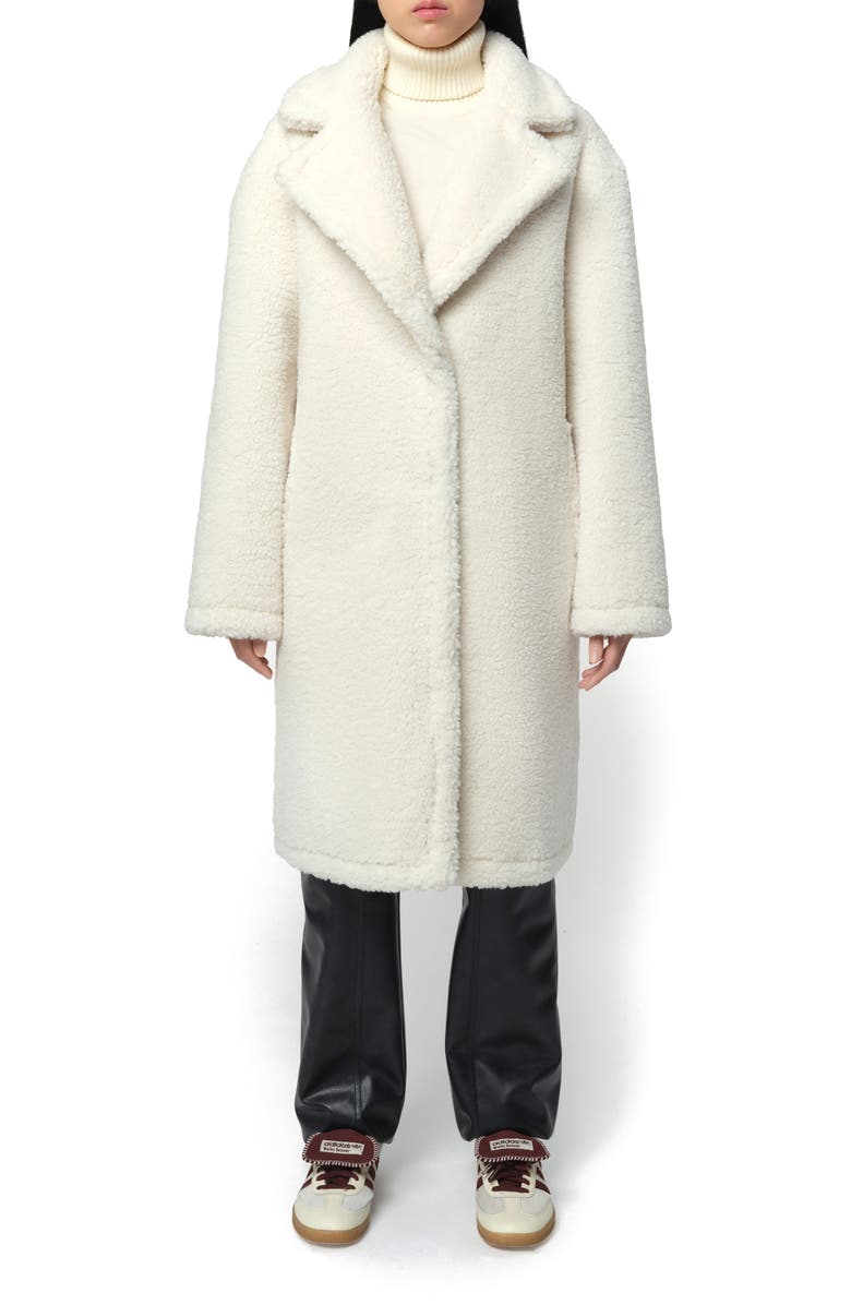 Apparis Anei Reversible Faux Shearling Coat, Main, color,