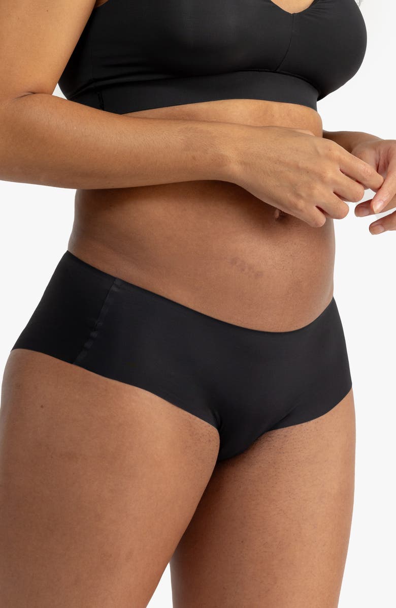 Uwila Warrior Soft Seamless Briefs, Alternate, color, Tap Shoe Black