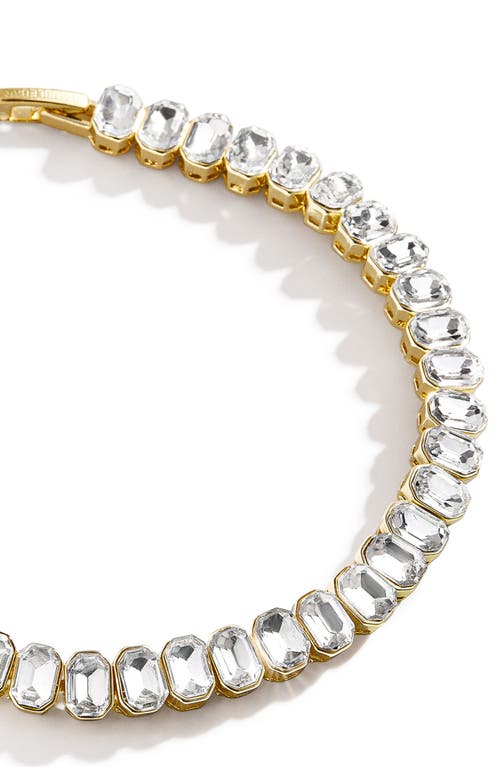 Baublebar Julie Crystal Tennis Bracelet In Transparent