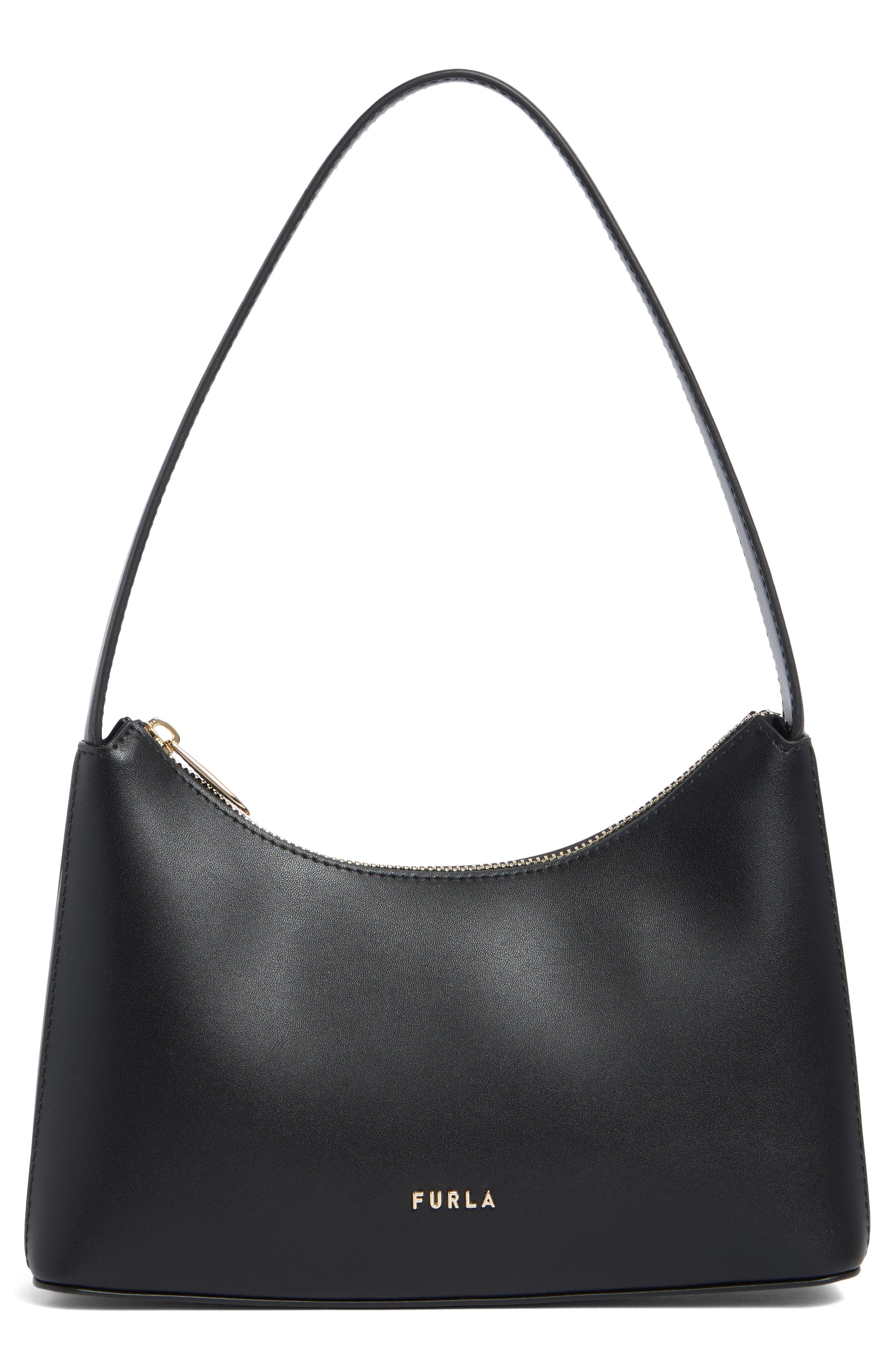 Furla Elara Mini Shoulder Bag, Main, color, Nero