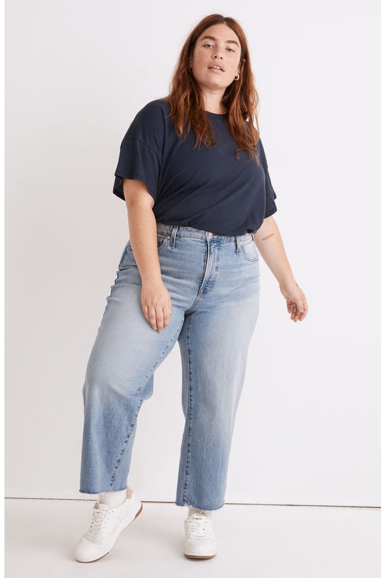 Women's The Plus Perfect Vintage Wide Leg Crop Jean, Alternate, color, CATLIN WASH