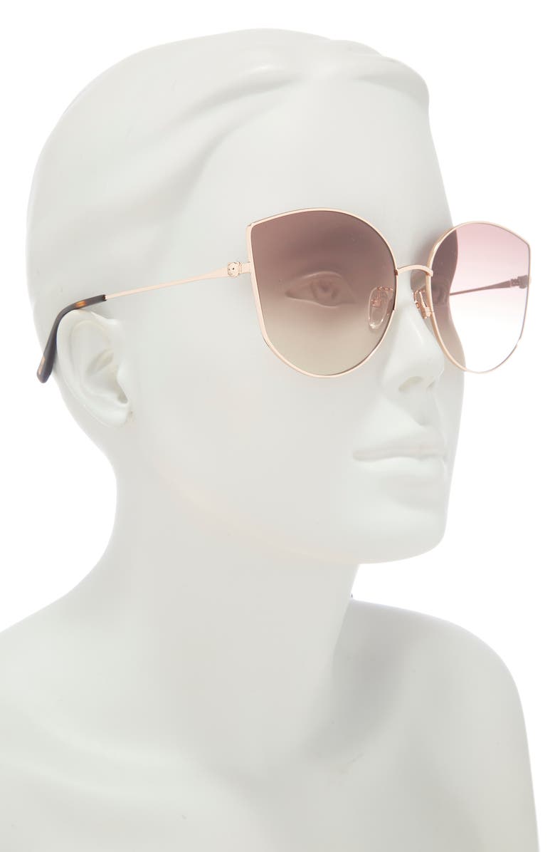 Moschino 64mm Oversize Sunglasses, Alternate, color, 