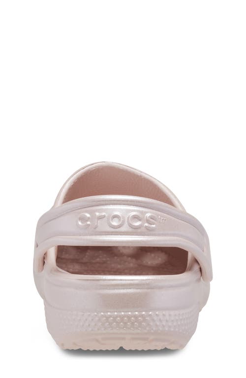 Crocs Kids' Shimmer Gem Classic Clog