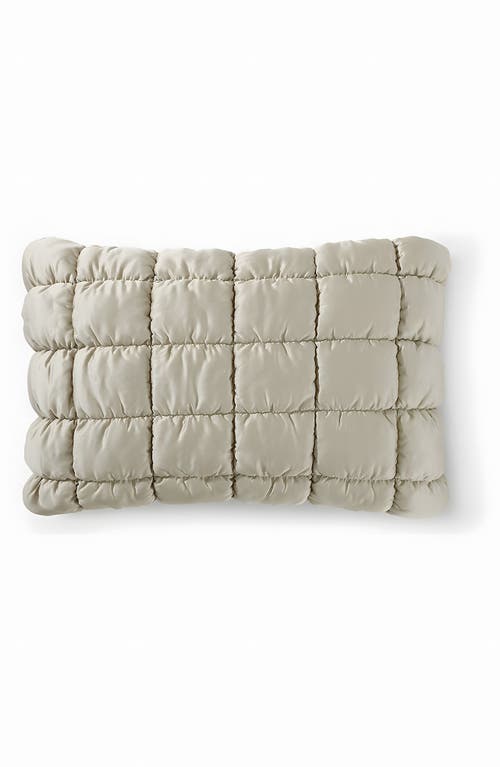 Sunday Citizen Puff Squares Set Of 2 Pillow Shams In Brown