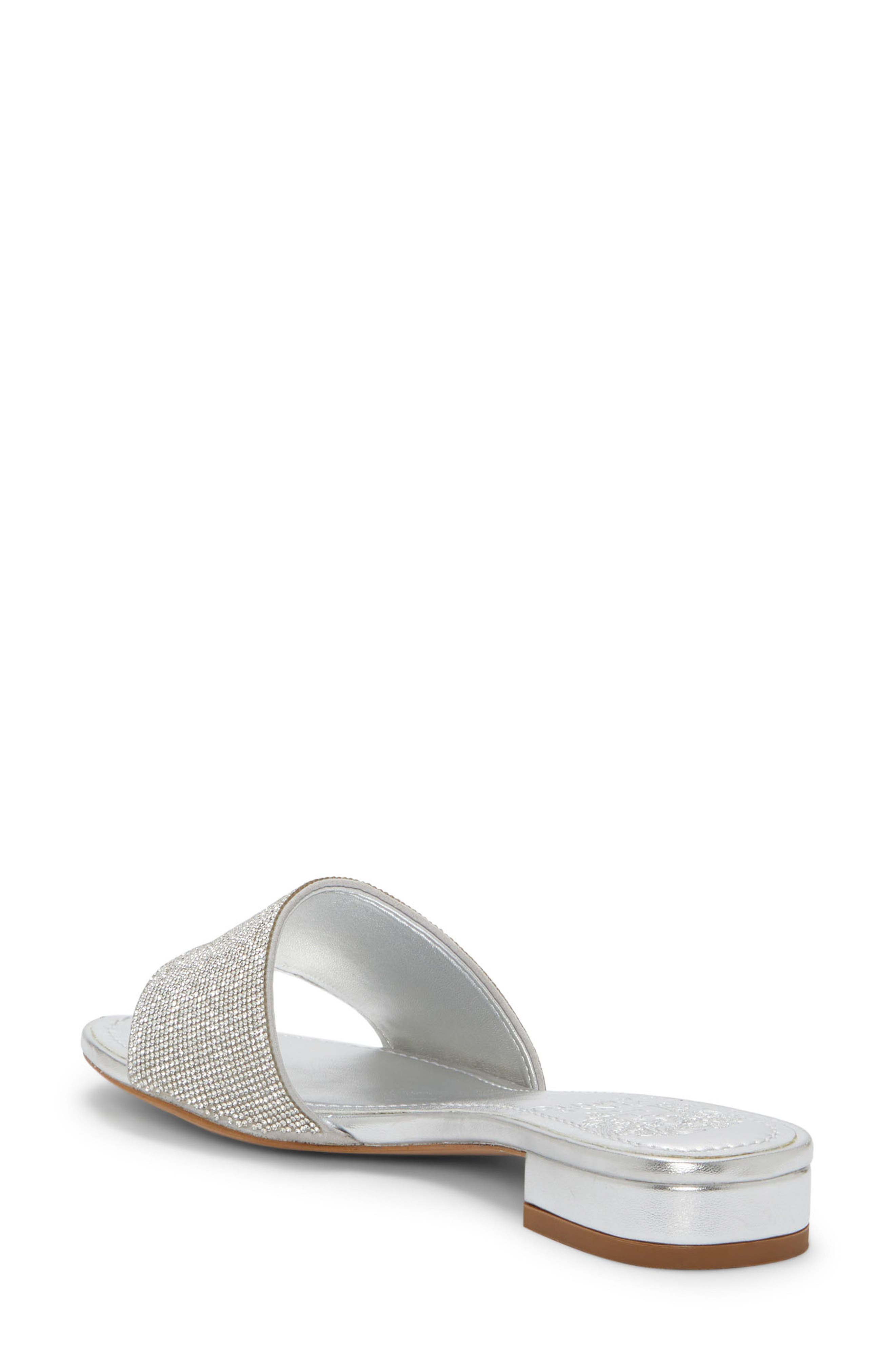 Vince Camuto Meren Slide Sandal, Alternate, color, Silver