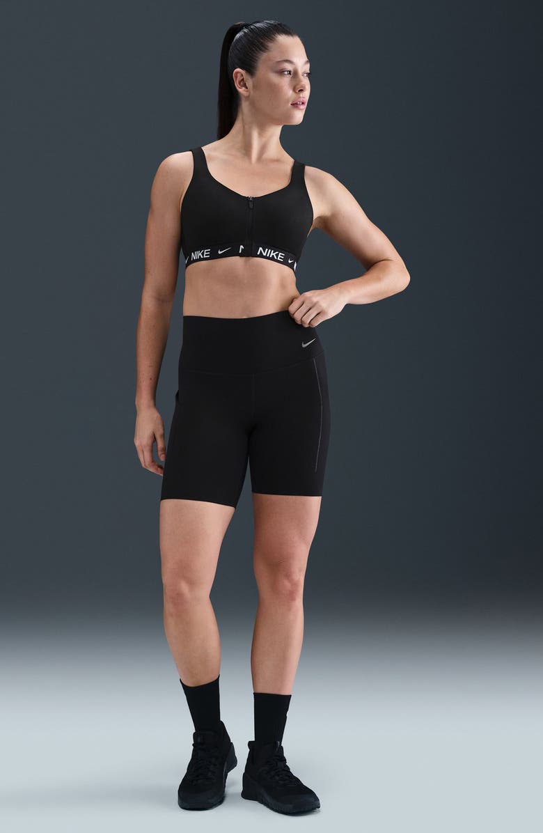 Nike Indy Dri-FIT Zip Front Sports Bra, Alternate, color, 