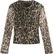 AllSaints Ellie Floral Long Sleeve Mesh T-Shirt