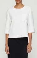 Lafayette 148 New York Relaxed Elbow Sleeve Top