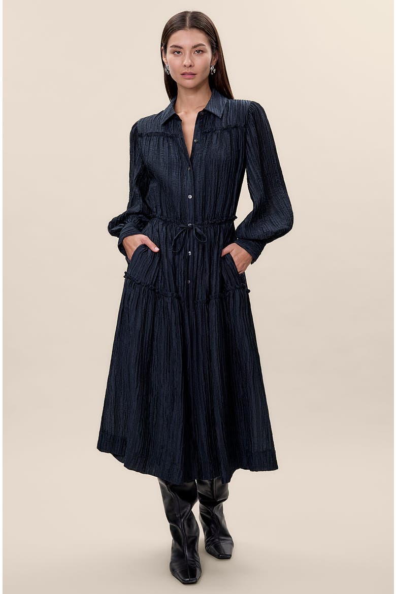 Olivia Shirt Dress, Main, color, Graphite