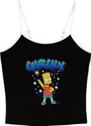 The Simpsons Junior's Bart Unruly Sparkler Sleeveless Cami Tank Top