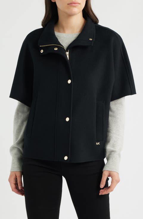 Double Face Wool Cape