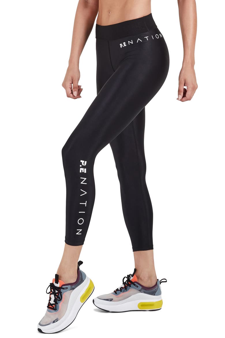 Temper Run Leggings, Alternate, color, BLACK