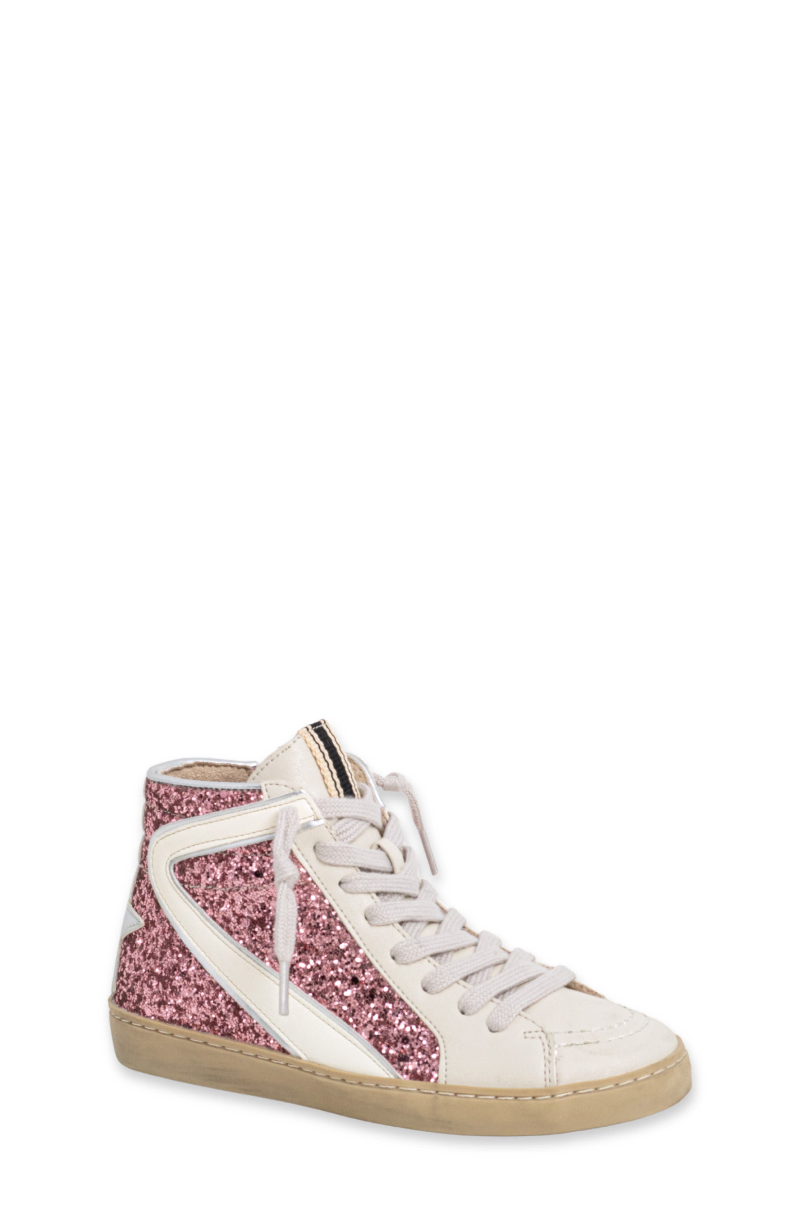 SHUSHOP Kids' Rooney Mini High Top Sneaker