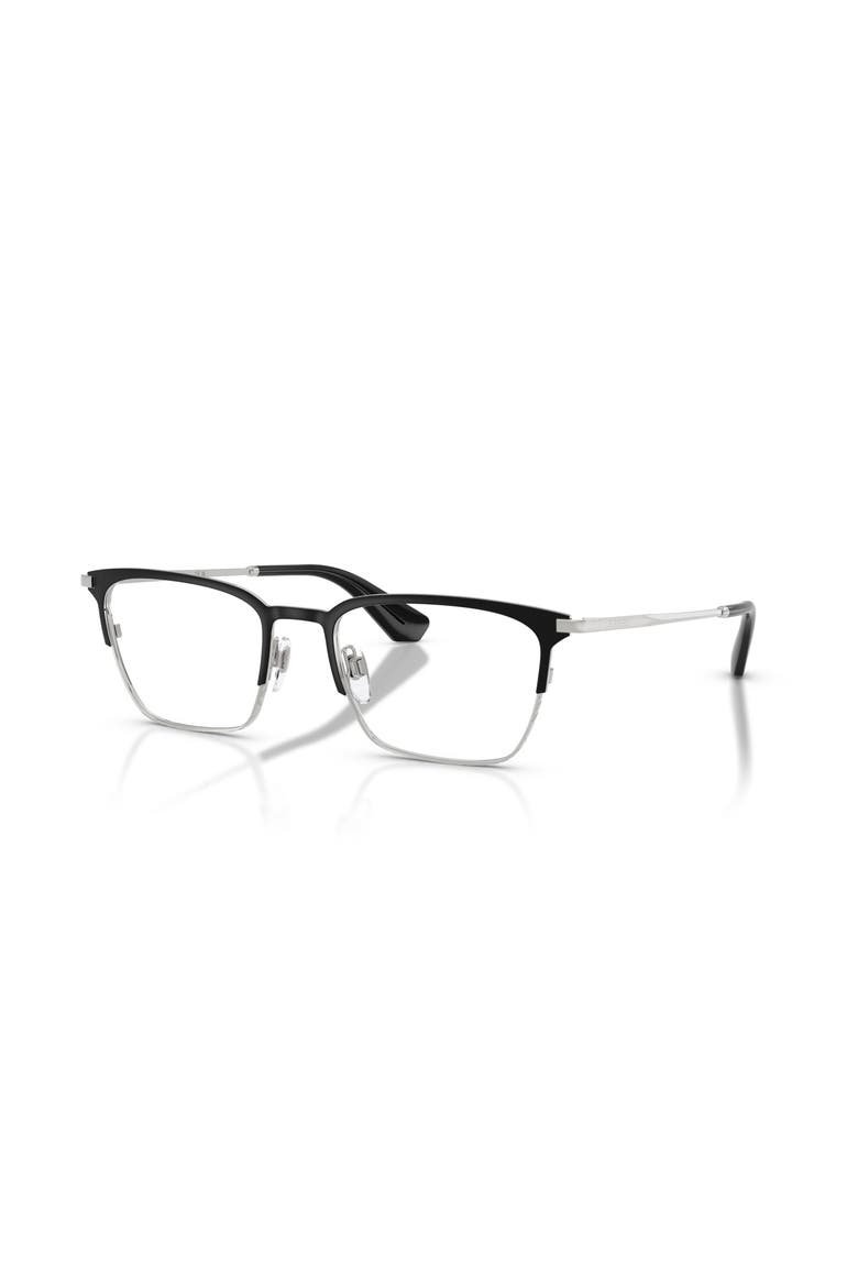54mm Rectangle optical glasses, Main, color, Black