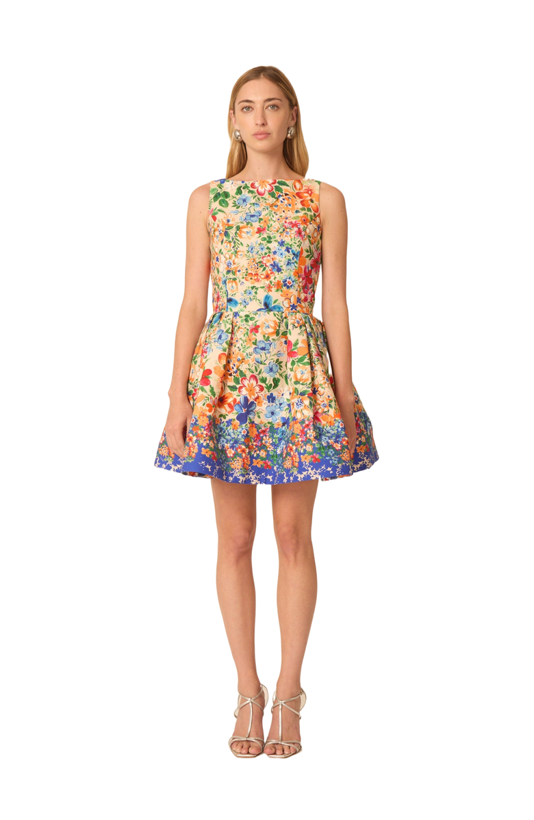 Gilner Farrar Adrianne Dress, Main, color, Valley Of Flowers