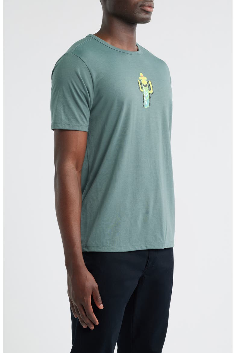 Mathis Core Performance Graphic T-Shirt, Alternate, color, FOREST