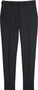 Thom Sweeney Tailored Wool Blend Tuxedo Trousers