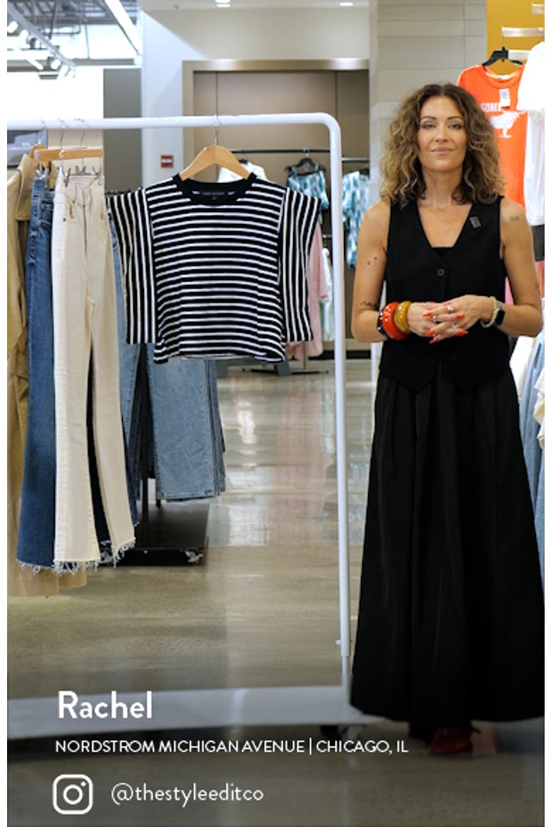 Stripe Crop T-Shirt video