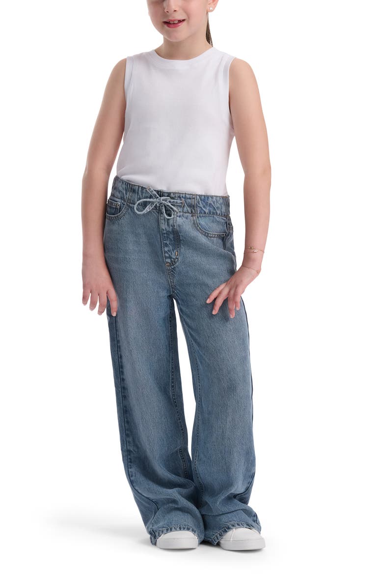 Kids' High Neck Tank, Alternate, color, WHITE
