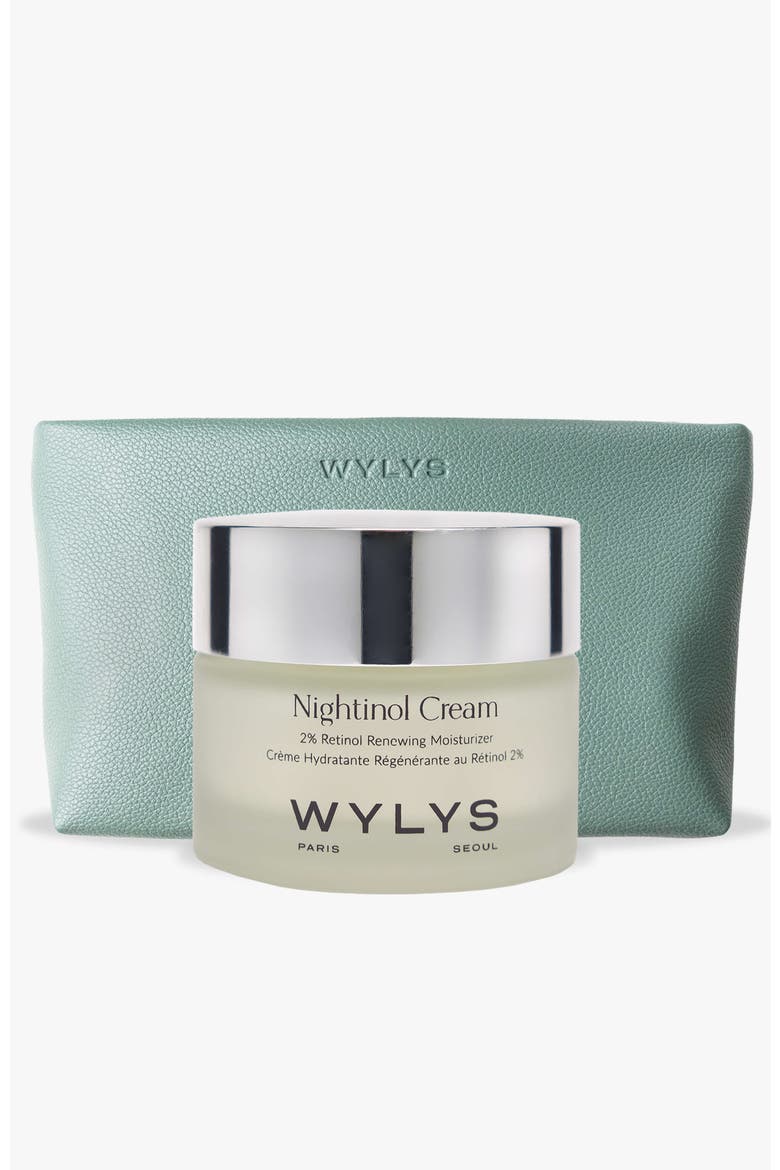 Nightinol Cream & Sage Verte Makeup Bag, Main, color, None