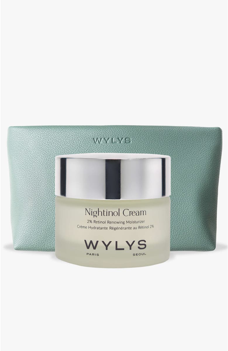 WYLYS Nightinol Cream & Sage Verte Makeup Bag, Main, color, NO COLOR