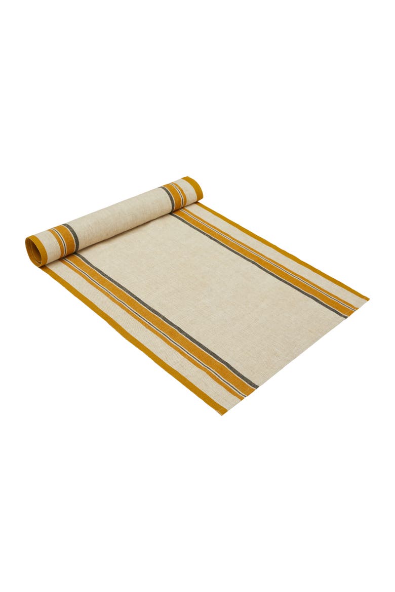 Antibes Runner, Main, color, Natural, Mustard 20" x 72"
