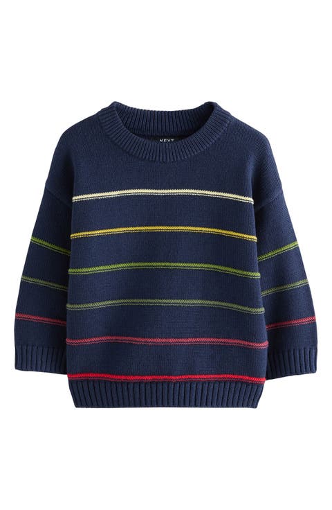 Kids' Colorblock Stripe Sweater (Baby & Little Kid)