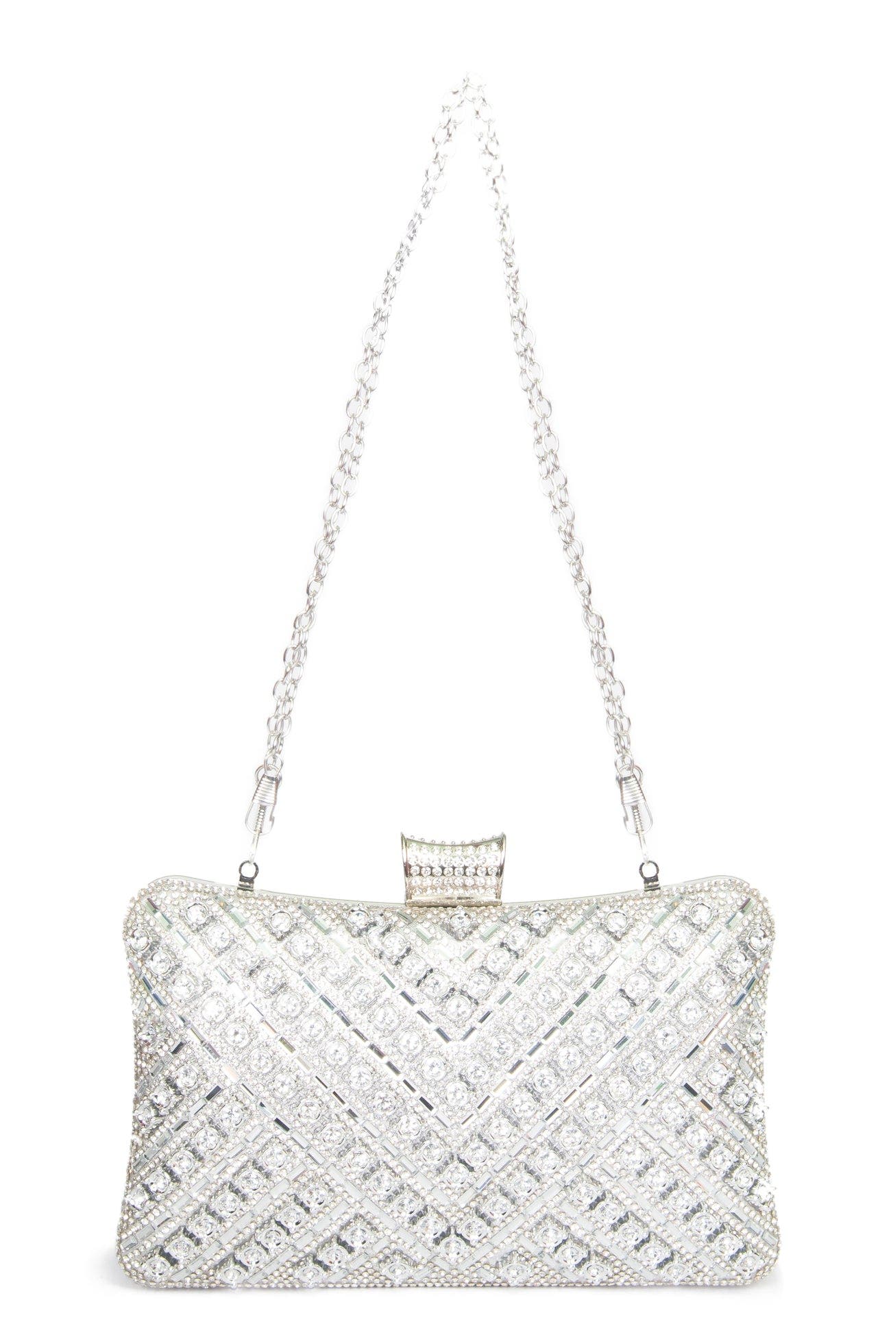 Addy Clutch, Main, color, SILVER