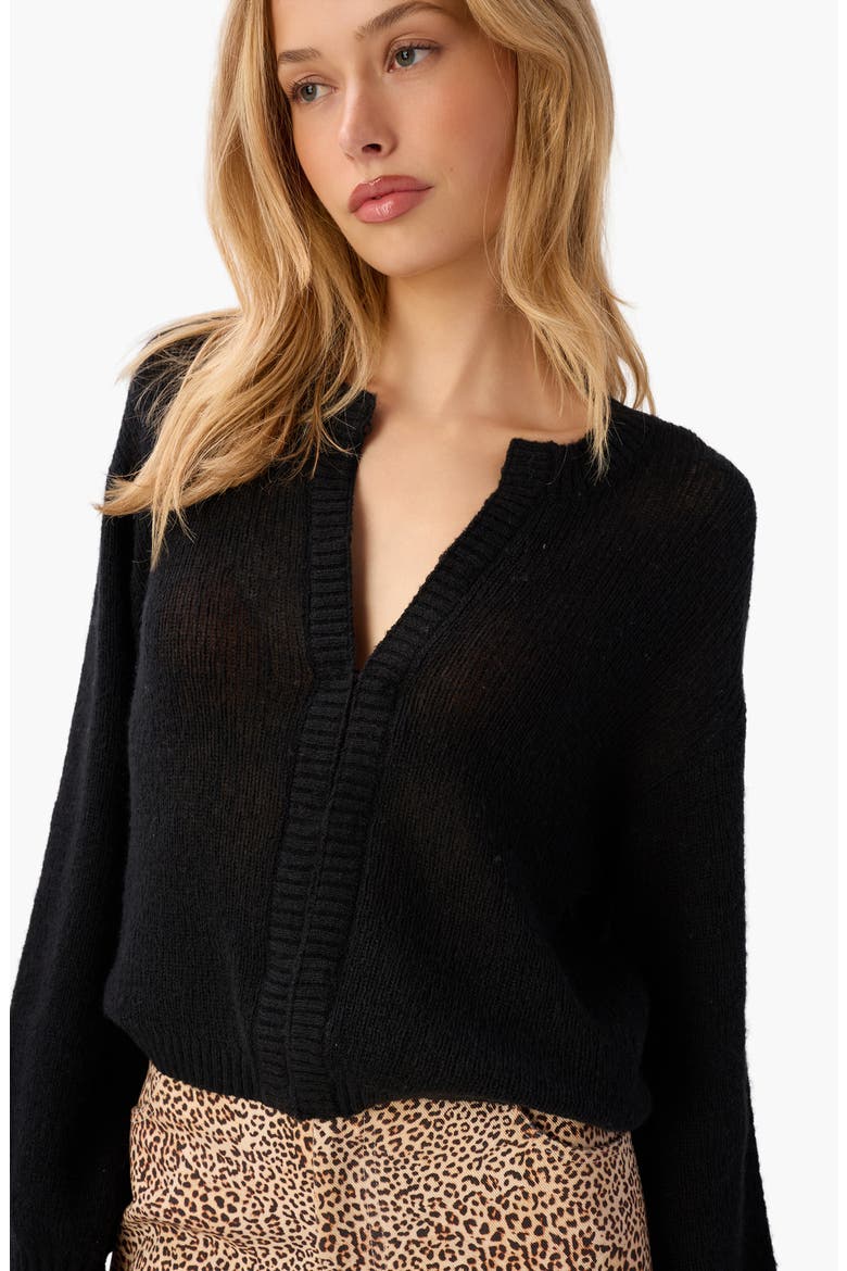 Sybil Cardigan, Alternate, color, BLACK