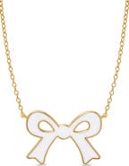 Lily Nily Kids' Flat Bow Pendant Necklace