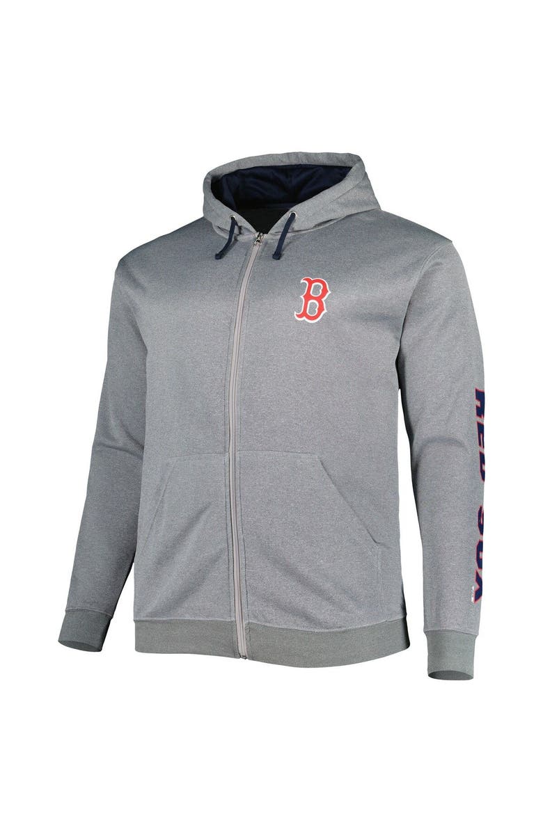 PROFILE Men's Profile Ash Boston Red Sox Big & Tall Pullover Hoodie, Alternate, color,