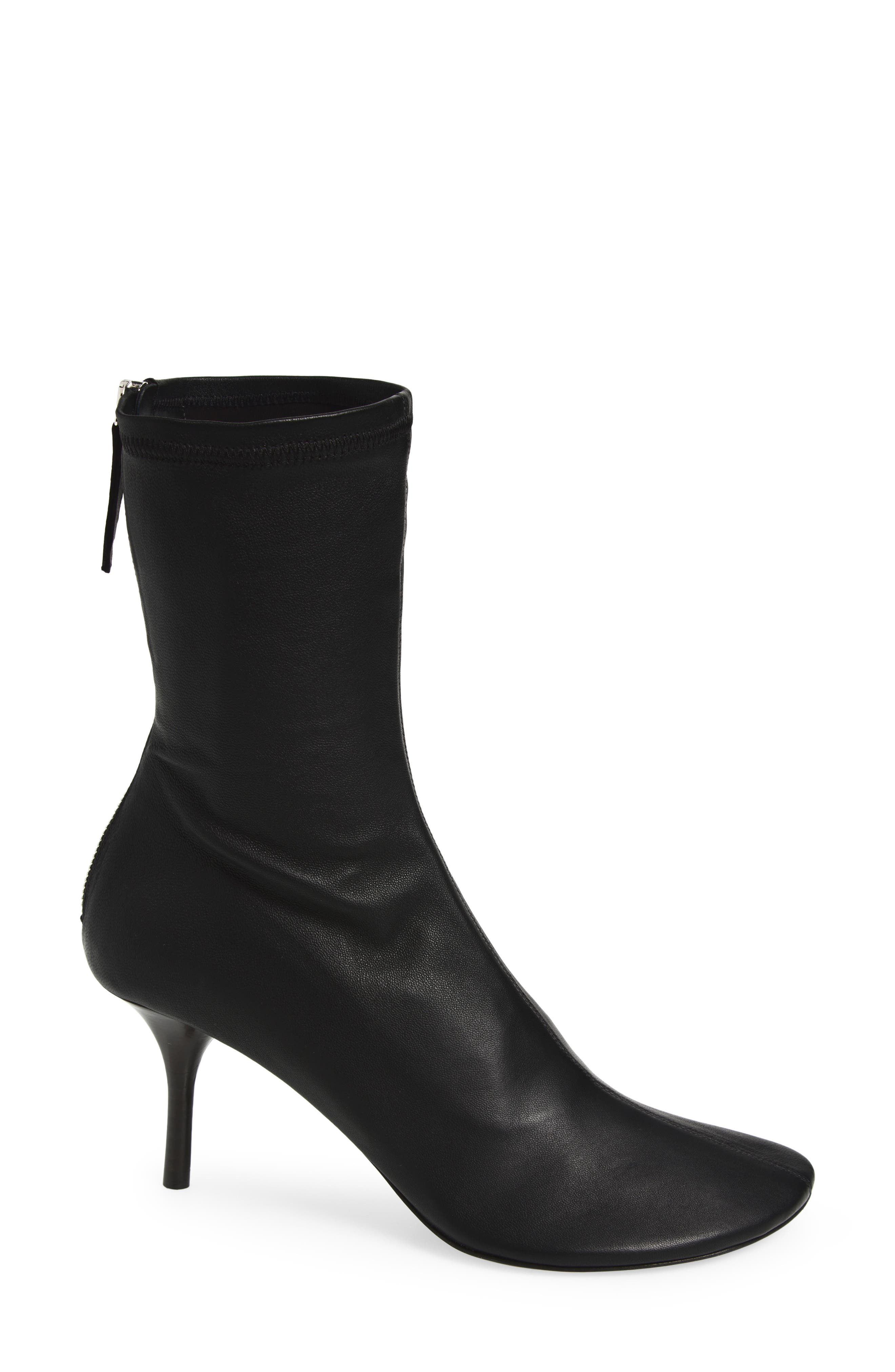 Acne Studios Back Tab Ankle Boot, Main, color, Black