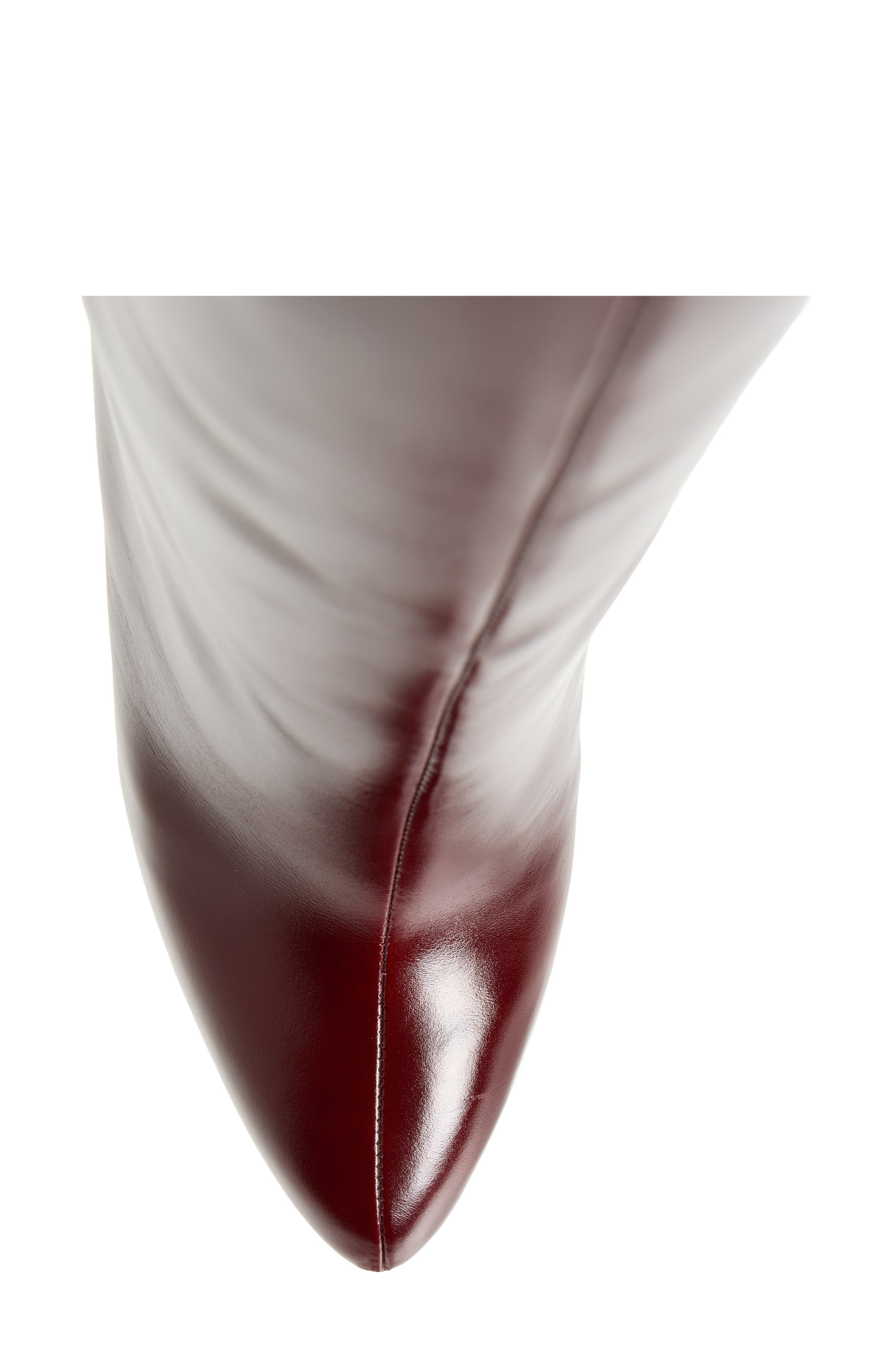 Unleashed Platform Knee High Boot, Alternate, color, WINE