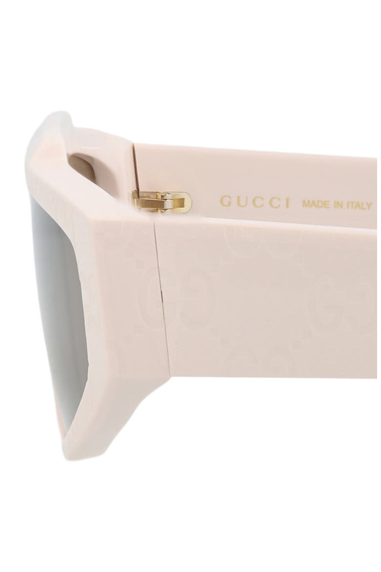 52mm Shield Sunglasses, Alternate, color, IVORY IVORY GREY