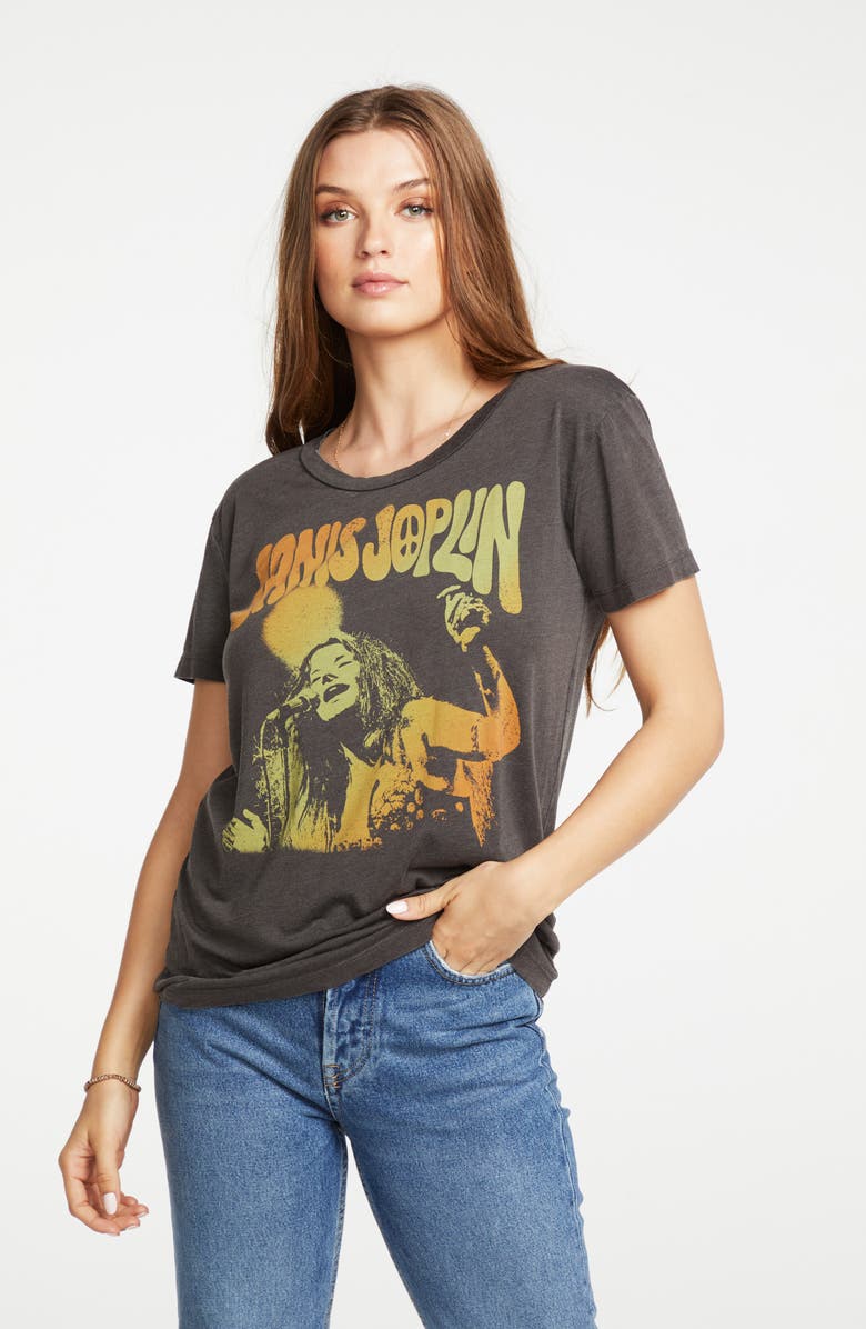 Chaser Janis Joplin Graphic Tee, Alternate, color,
