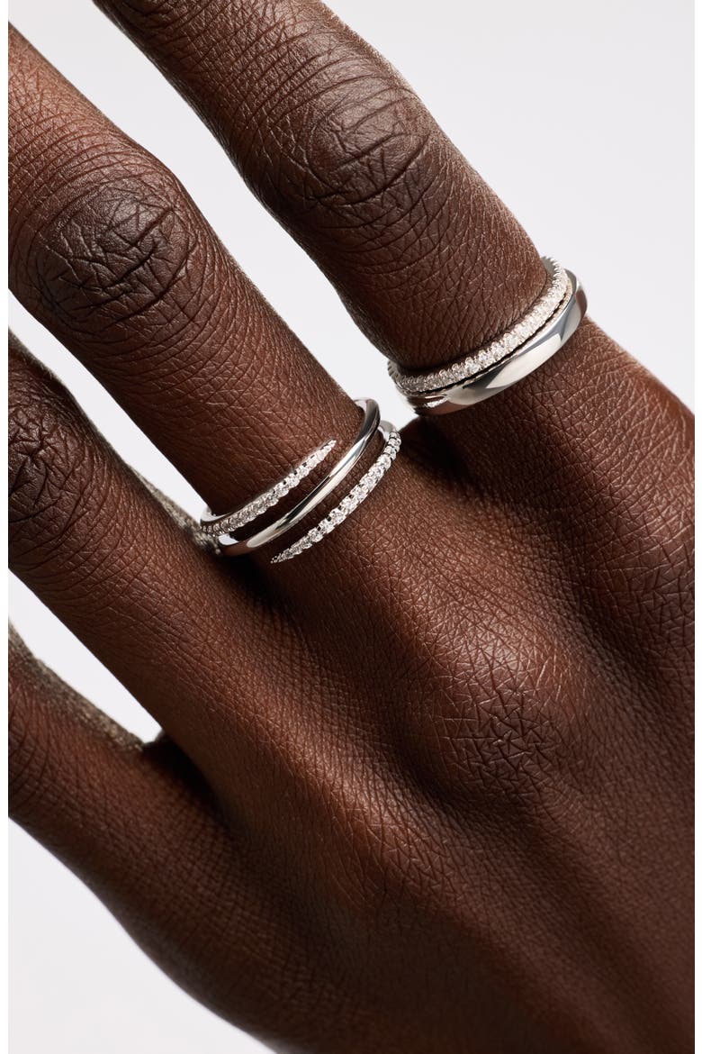 Claw Ring - Oren Triple Silver, Alternate, color, Silver