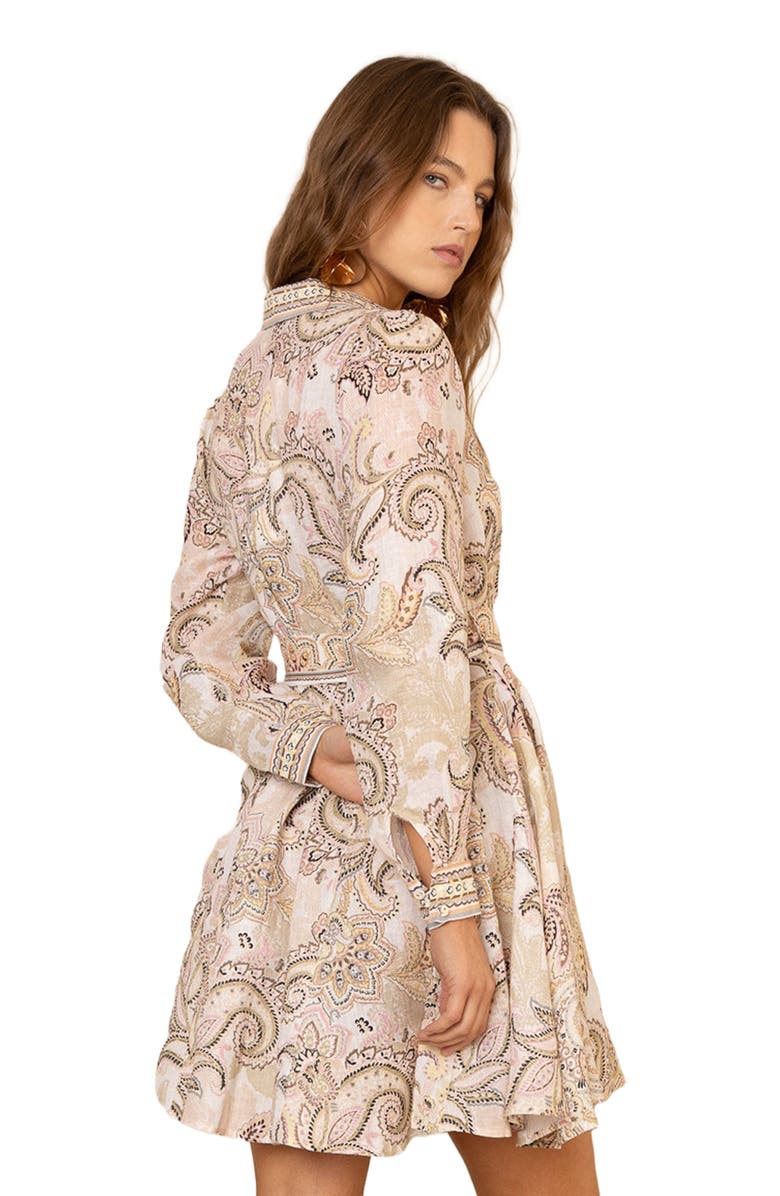 Halebob Clementine Linen Dress, Alternate, color, 