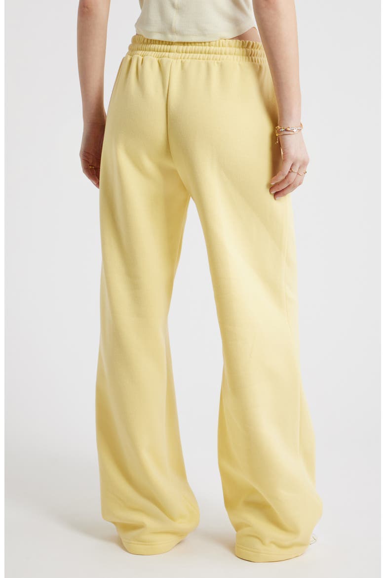 Baggy Wide Leg Sweatpants, Alternate, color, YELLOW BEGONIA