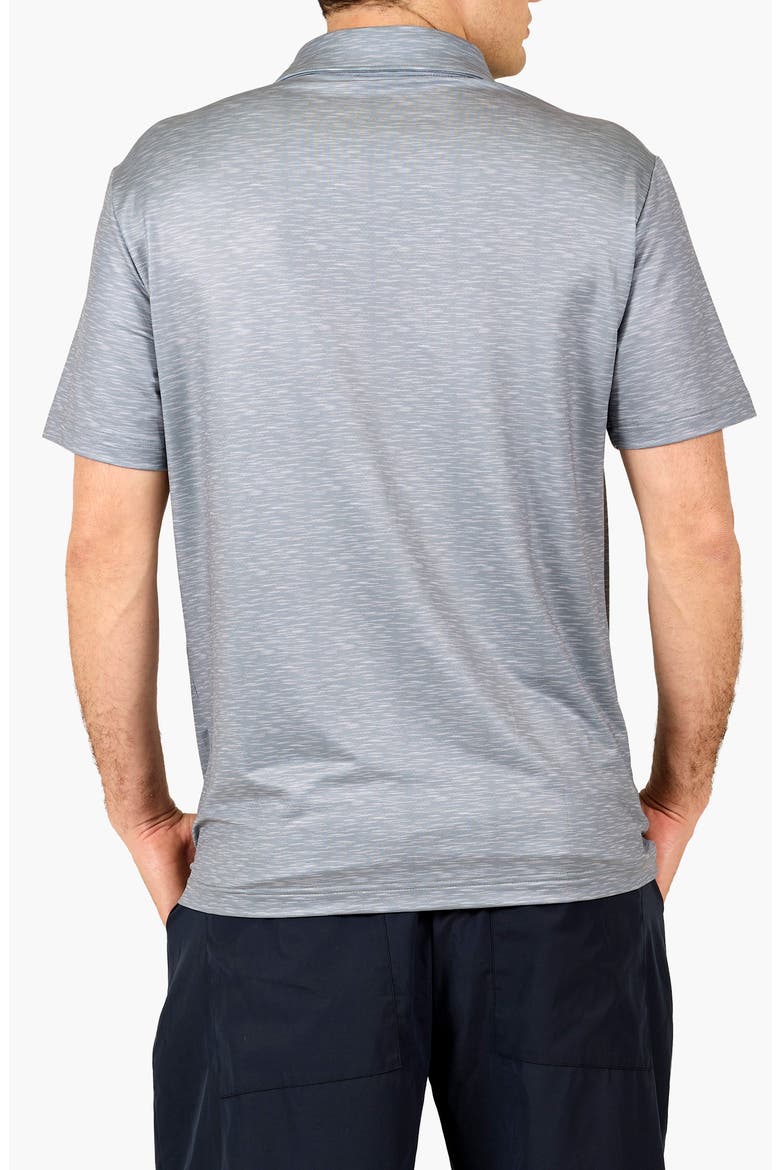 Between Waves Aqua Terra Performance Polo, Alternate, color, HEATHER GREY