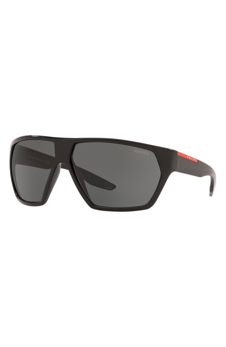 Prada Linea Rossa 67mm Square Sunglasses, Alternate, color, 