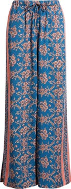 CITY BLUES Floral Side Slit Lounge Pants