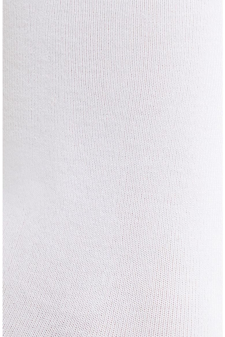 Solid Flat Knit Dress Socks, Alternate, color, WHITE