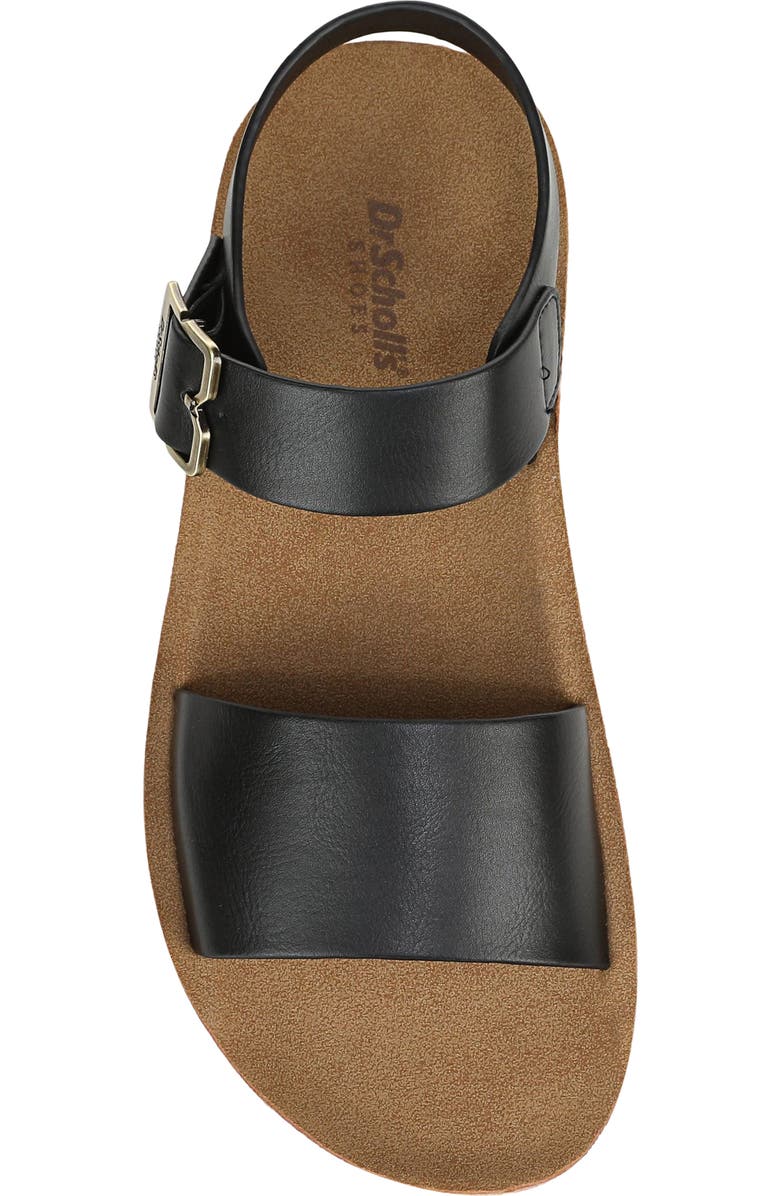 Dr. Scholl's Happy Lucky Wedge Platform Sandal, Alternate, color, Black