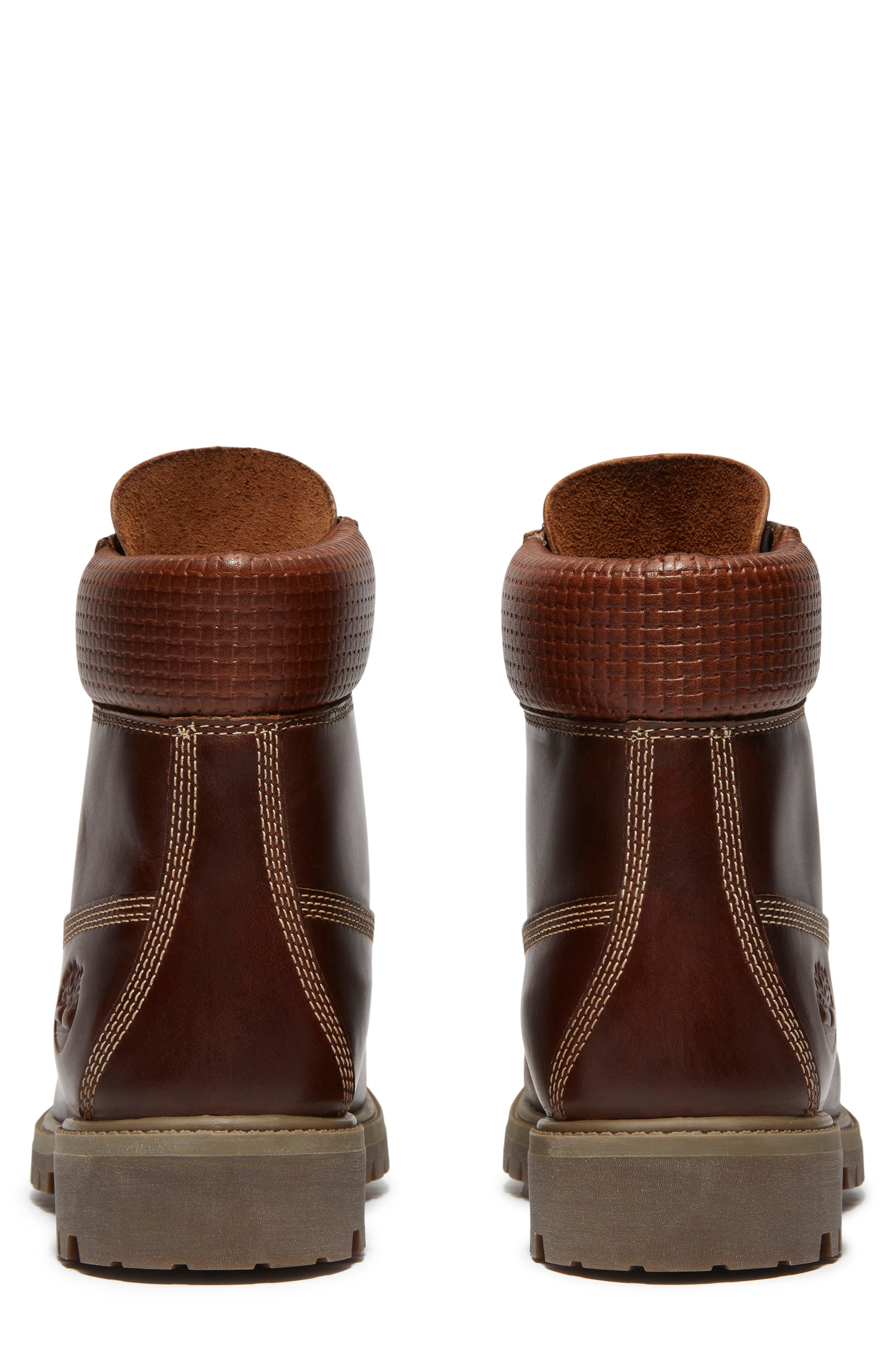 Timberland Premium 6-Inch Waterproof Boot, Alternate, color, Brown/ Black