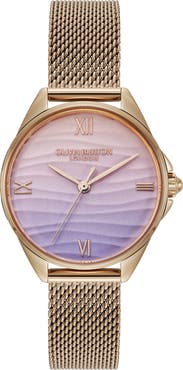 Olivia Burton Azure Mesh Strap Watch, 30mm