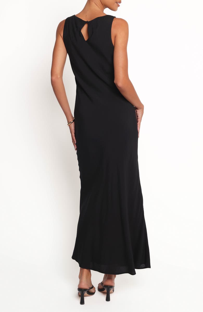 Petal 
Pup Flavia Stripe Maxi Slipdress, Alternate, color, Black